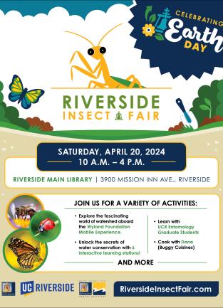 Riverside Insect Fair x Earth Day Flyer